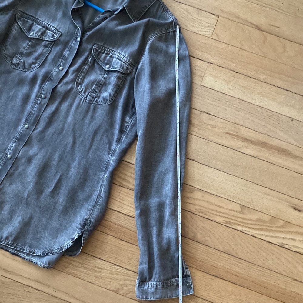 Mavi Jeans Gray Long Sleeve Shirt View 6